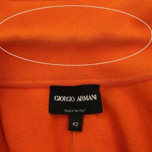 GIORGIO ARMANI ジップアップジャケット オレンジ