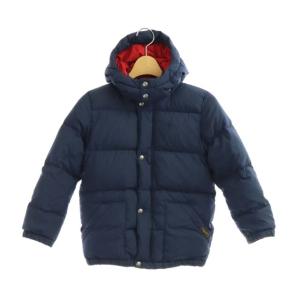 ダウンジャケット フード 長袖 7 130 ネイビー