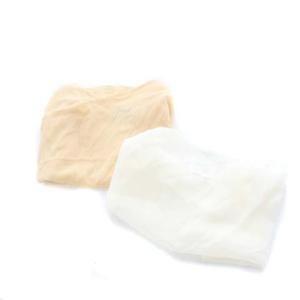 キャミソール 2点セット フリル シアー 34 ホワイト ピンクベージュ