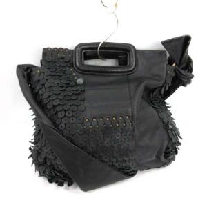 JAMIN PUECH ワンショルダーバッグ ハンドバッグ 2WAY 斜めがけ レザー 黒 ブラック