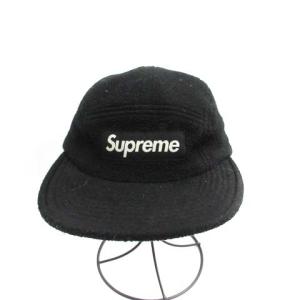 Supreme Boxlogo キャンプキャップ USA製 ボア ブラック
