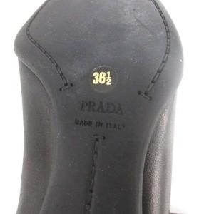 PRADA ロングヒールブーツ 36.5 ブラック