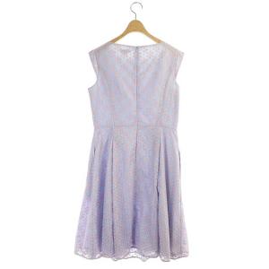 TOCCA 19SS CINI ノースリーブ花柄ドレスワンピース 水色