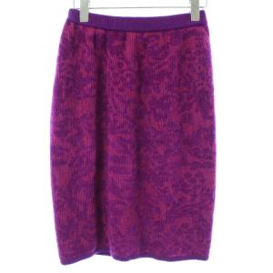 YVES SAINT LAURENT ニットタイトスカート M ピンク