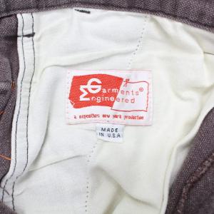 Engineered Garments ワークパンツ ジップフライ ブラウン