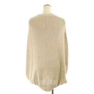 Loro Piana ニット セーター 長袖 ローゲージ ドルマン シルク M ベージュ