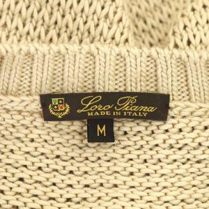 Loro Piana ニット セーター 長袖 ローゲージ ドルマン シルク M ベージュ
