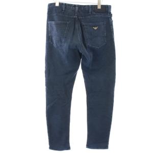 EMPORIO ARMANI J06 slim fit スリムフィットパンツ ジップフライ 30 ブルー