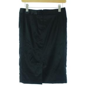 DOLCE&GABBANA サイドジッパースリットタイトスカート 36 ブラック
