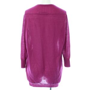 JIL SANDER Vネックカシミヤニットカーディガン ピンク