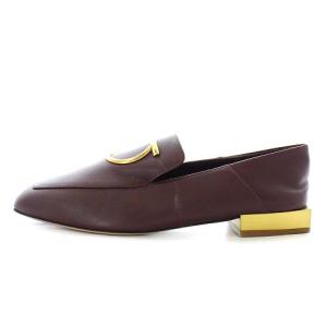 Salvatore Ferragamo LANA ビッグガンチーニレザーパンプス 8D  