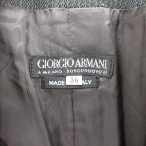 GIORGIO ARMANI 90s ヴィンテージ テーラードジャケット 38 グレー