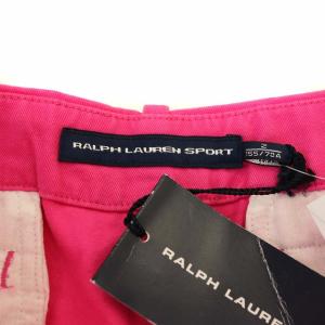 RALPH LAUREN SPORT ショートパンツ ロゴ 刺繍 総柄 2 ピンク