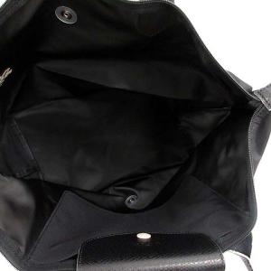 Longchamp ル プリアージュ クラブ トップハンドル トートバッグ ナイロン ロゴ刺繍 M 黒 ブラック