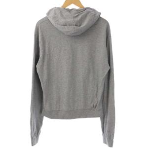 STUSSY ボックスロゴプルオーバーパーカー グレー