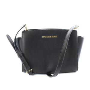 SELMA MD レザーショルダーバック ブラック