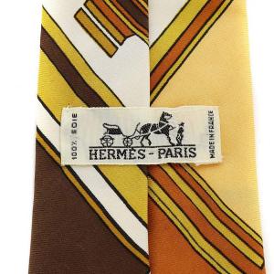 HERMES ネクタイ レギュラータイ シルク  マルチカラー