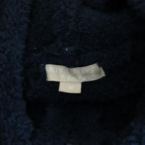 BAREFOOT DREAMS ロンハーマン RON HERMAN パイルジップパーカー ボアジャケット ジップアップ M 紺 ネイビー