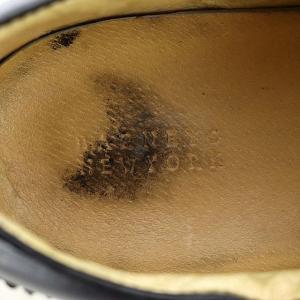 BARNEYS NEW YORK ウィングチップレザースリッポン ブラック