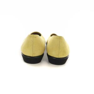 Salvatore Ferragamo スエードパンプス 4.5C イエロー