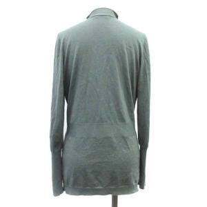 BRUNELLO CUCINELLI カシミヤシルク混ニットカーディガン M グリーン