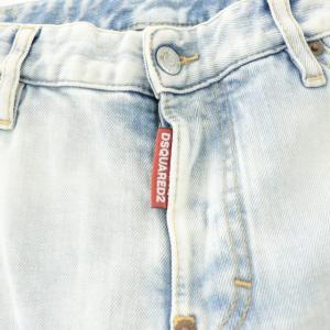 DSQUARED2 20SS SexyTwistJean ストレッチテーパードデニムパンツ ライトブルー