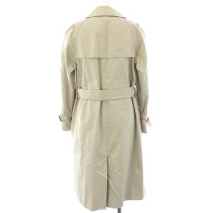 Aquascutum Aqua5 シングルトレンチコート ロング ヴィンテージ ベージュ