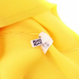PLEATS PLEASE ISSEY MIYAKE イッセイミヤケ プリーツ半袖カットソー 3 イエロー