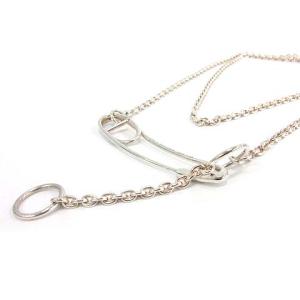 HERMES 2021年 シェーヌダンクル ロングネックレス 925