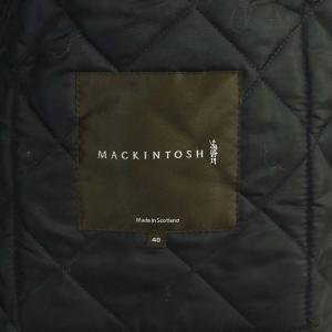 MACKINTOSH キルティングコート 中綿 アウター ロング フード 40 L 黒 ブラック