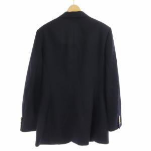 RALPH LAUREN テーラードジャケット 紺ブレ 金ボタン シングル 総裏地 肩パット入 8 L 紺 ネイビー