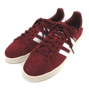 adidas Originals CAMPUS キャンパス スニーカー ローカット シューズ スエード US10 28cm 赤 レッド 白 BZ0087