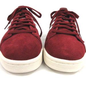 adidas Originals CAMPUS キャンパス スニーカー ローカット シューズ スエード US10 28cm 赤 レッド 白 BZ0087