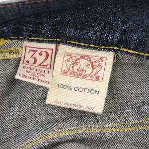 EVISU セルビッチライン 虎カモメ W32 デニムパンツ 紺