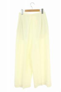ENFOLD 17AW パンツ ワイド ウール 36 アイボリー