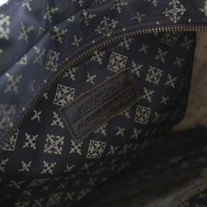 russet ナイロンロゴトートバッグ ブラック