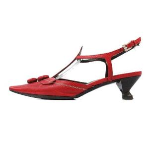 PRADA ストラップ パンプス 35.5 レッド