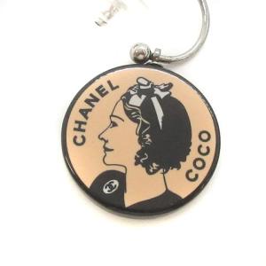 CHANEL ピアス coco マドモアゼル 片耳 ブラック ピンク