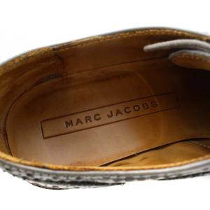 MARC JACOBS ドレスシューズ ウィングチップ ラメ グリッター 23cm グレー ゴールド