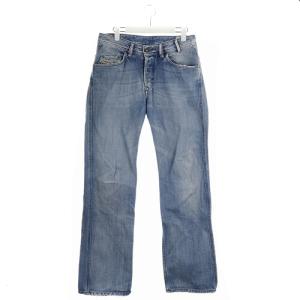 bonsky ウォッシュデニムパンツ 29 ネイビー