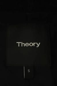 Theory 18AW コート ワイドチェスター コーデュロイ ロング S 紺 ネイビー