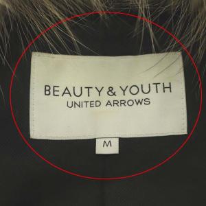 BEAUTY&YOUTH UNITED ARROWS ラクーンファーウールPコート M ブラック