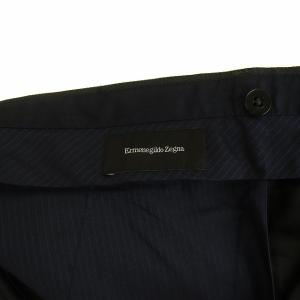 Ermenegildo Zegna スラックス パンツ ウール 54 チャコールグレー