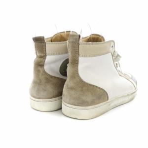 Christian Louboutin ハイカットスニーカー 40 ホワイト
