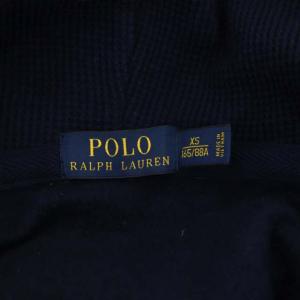 POLO RALPH LAUREN パーカー スウェット ジップアップ ポニー刺繍 ネイビー