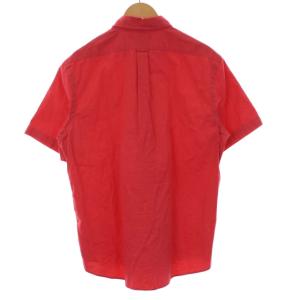 RALPH LAUREN CLASSIC FIT シャツ ボタンダウン 半袖 ポニー 刺繍 L レッド