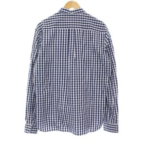 Brooks Brothers ギンガムチェックボタンダウンシャツ ブルー