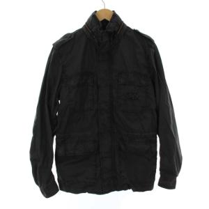 DIESEL フィールドジャケット M65 ミリタリージャケット ジップアップ S グレー