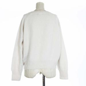 MARGARET HOWELL 19AW カーディガン ニット ウール カシミヤ混 2 M アイボリー 578-9264031