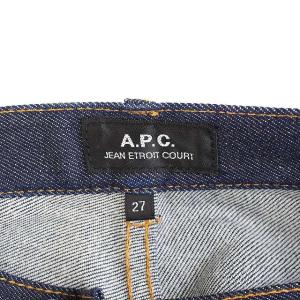 A.P.C. JEAN ETROIT COURT  スキニーデニムパンツ 27 インディゴ